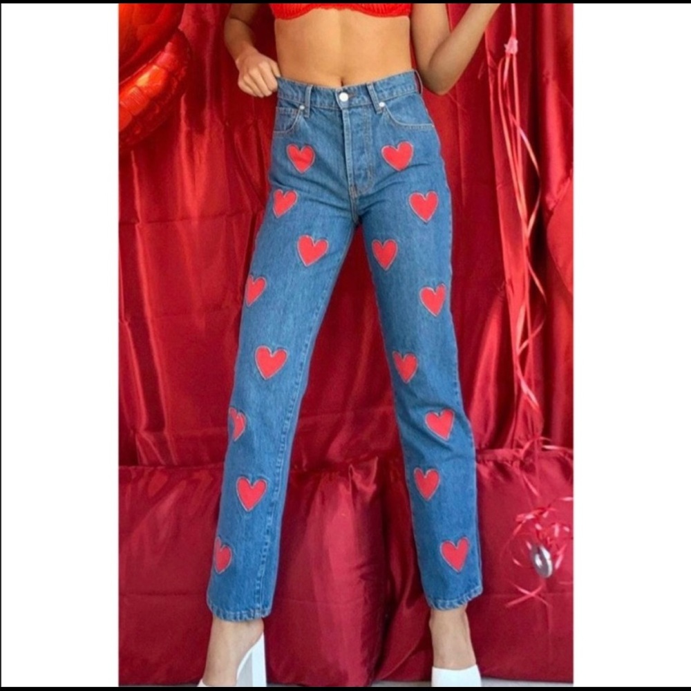 (New) REVICE size 28 Heart Jeans
